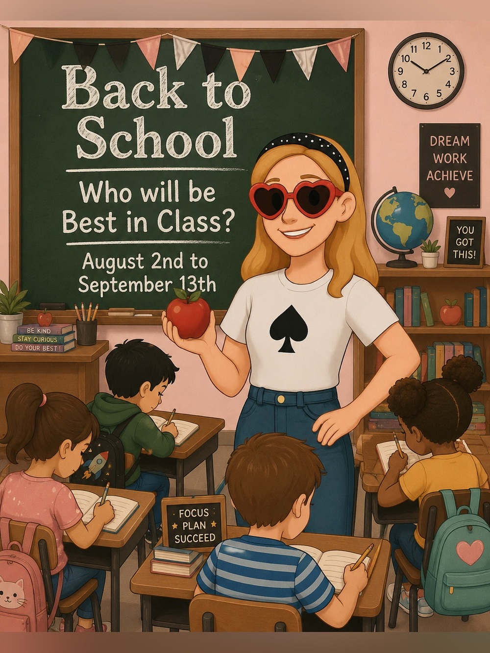 Back to School Show Series! Week 1 Grades are Posted! See you Sunday 💜